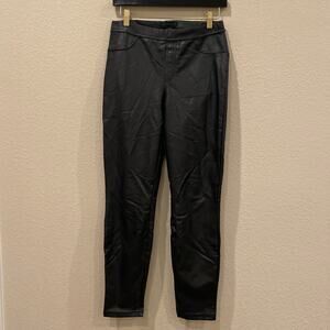Sanctuary Black Vegan Leather Jegging Pants Size Small